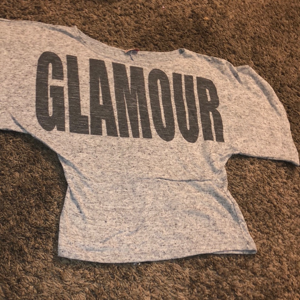 “Glamour” t-shirt grey